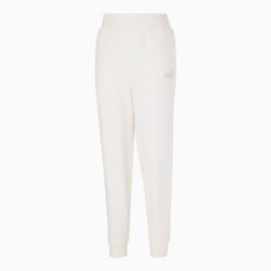 Spodnie damskie Puma ESS+ Embroidery High-Waist Pants FL. Białe spodnie dresowe damskie Puma, xl, na fitness i siłownię. Za 179.00 zł.