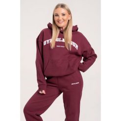 Bluza fitness damska Gym Glamour college. Brązowe bluzy bez kaptura damskie GYM GLAMOUR, xs, bez wzorów, bez ramiączek, bez kaptura. Za 199.99 zł.