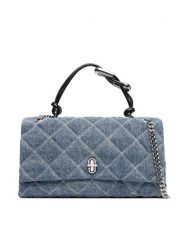 Marc Jacobs Torebka The Quilted Denim Dual Convertible 2P5HCR019H03 Niebieski. Niebieskie torebki klasyczne damskie MARC JACOBS, bez wzorów, z denimu, bez dodatków. Za 2,629.00 zł.