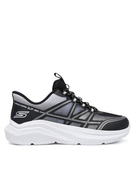 Skechers Sneakersy Microspec Velocity - Grid-Shift 404220L/BKSL Czarny. Czarne buty sportowe chłopięce Skechers, bez wzorów, z materiału, bez zapięcia. Za 199.99 zł.