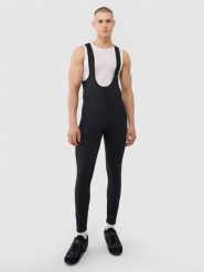 4F Legginsy rowerowe z żelowo-piankową wkładką i szelkami męskie - czarne S. Czarne spodnie sportowe męskie 4f, l, z dzianiny, rowerowe. W wyprzedaży za 199.99 zł.