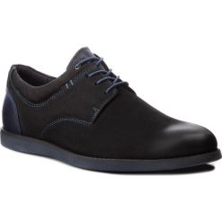 Półbuty LASOCKI FOR MEN MI08-C442-466-03. Czarne półbuty męskie Lasocki For Men, z nubiku, bez zapięcia. Za 189.99 zł.