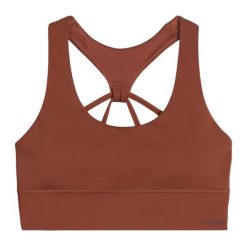 Biustonosz PUMA 4Keepers Evolve Longline. Brązowe biustonosze sportowe damskie Puma, bez wzorów. Za 159.99 zł.