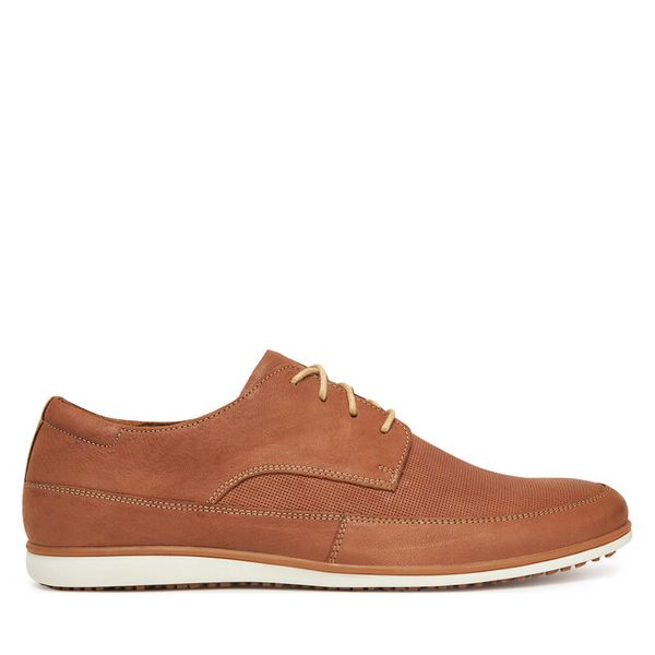 Półbuty Lasocki. Brązowe półbuty męskie Lasocki, bez zapięcia. Za 229.99 zł.