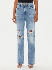 Guess Jeansy W4YA33 D4WBH Niebieski Straight Leg. Niebieskie jeansy damskie Guess. Za 309.99 zł.