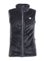 Peak Mountain Kamizelka polarowa "Ajune" w kolorze czarnym rozmiar: XXL. Czarne kamizelki damskie Peak Mountain, xxl, z polaru. Za 161.34 zł.