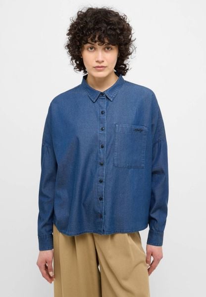 Damska Koszula Mustang Style Ruby Denim Blue 1015420 5000 840. Czerwone koszule damskie Mustang, m, bez wzorów, z denimu, bez kołnierzyka, bez ramiączek. Za 199.99 zł.