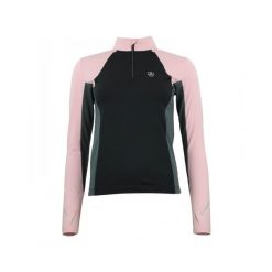 Damska koszulka 1st Skin z zamkiem błyskawicznym Peak Mountain. Czerwone bluzki damskie Peak Mountain, bez wzorów, eleganckie, bez kołnierzyka, bez ramiączek. W wyprzedaży za 195.50 zł.