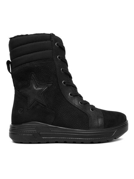 ECCO Śniegowce Urban Snowboarder 72238251094 Czarny. Czarne kozaki dziewczęce ECCO, bez wzorów, ze skóry, bez obcasa. Za 319.99 zł.