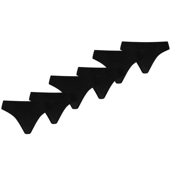 Puma stringi damskie Invisible Cotton 6-pack czarne. Czarne stringi damskie Puma, bez wzorów, z bawełny. Za 286.22 zł.