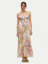 Vero Moda Sukienka letnia Dicthe 10323628 Kolorowy Regular Fit. Sukienki damskie Vero Moda, na lato, m, bez wzorów, z bawełny, bez kołnierzyka, bez ramiączek. Za 149.99 zł.