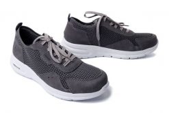 RIEKER B7305-45 grey, półbuty męskie. Szare półbuty męskie Rieker, bez zapięcia. Za 349.90 zł.