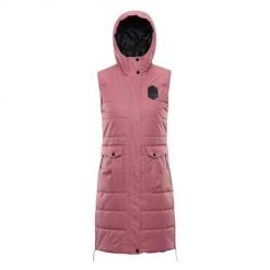 Kurtka uniwersalna damska Alpine Pro LVEB092429. Czerwone kurtki damskie Alpine Pro, uniwersalny, bez wzorów, z syntetyku, bez kaptura. Za 523.00 zł.