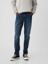 GAP Dżinsy - Slim fit - w kolorze granatowym rozmiar: W30/L32. Niebieskie jeansy męskie GAP. Za 110.55 zł.
