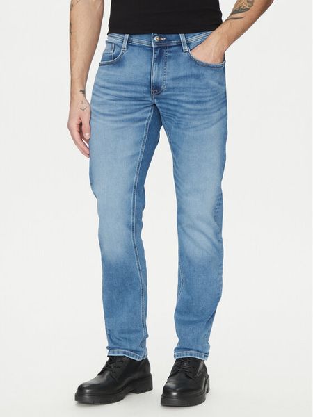 Mustang Jeansy Oregon 1014374 Niebieski Slim Fit. Niebieskie jeansy męskie Mustang. Za 199.99 zł.