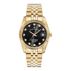 Jacques du Manoir Kobietyzegarek Inspiration Gold Zegarki damskie 1 ct Biały Damski. Białe zegarki damskie Jacques du Manoir, szklane. Za 1,103.99 zł.