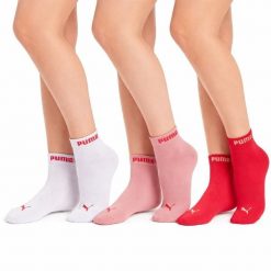 Skarpetki damskie Puma 3-PAK. Białe skarpetki damskie Puma, bez wzorów, z bawełny. Za 26.90 zł.