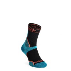 Skarpety biegowe damskie Bridgedale Trail Run Midweight T2 Merino Sport Crew. Czarne skarpetki damskie Bridgedale, bez wzorów. Za 80.99 zł.