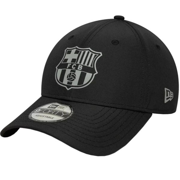 Czapka z daszkiem męska Core 9Forty FC Barcelona Cap. Czarne czapki męskie New Era, bez wzorów, z bawełny. Za 119.99 zł.
