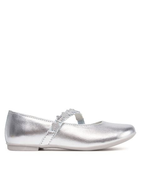 Primigi Baleriny 7927622 S Srebrny. Szare baleriny dziewczęce Primigi, bez wzorów, ze skóry. Za 269.99 zł.