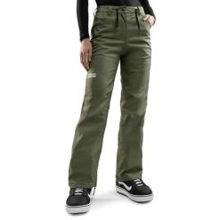 Spodnie snowboardowe hardshell damskie P2-W Taiga. Zielone spodnie dresowe damskie SIROKO, bez wzorów, z hardshellu, sportowe. W wyprzedaży za 441.95 zł.