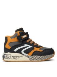 Primigi Sneakersy 4955522 Czarny. Czarne buty sportowe chłopięce Primigi, bez wzorów, ze skóry, bez zapięcia. Za 199.99 zł.