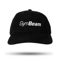 Czapka unisex fitness z zakrzywionym daszkiem Dad Cap. Czarne czapki męskie GYMBEAM, bez wzorów, z bawełny. Za 53.90 zł.