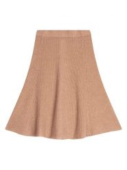 Perfect Cashmere Kaszmirowa spódnica "Shaw" w kolorze beżowym rozmiar: M. Brązowe spódniczki damskie Perfect Cashmere, m, bez wzorów, z kaszmiru, z podwyższonym stanem, midi. Za 300.21 zł.