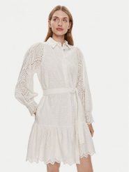 YAS Sukienka letnia Holi 26030709 Biały Loose Fit. Białe sukienki damskie YAS, na lato, l, bez wzorów, z bawełny, bez kołnierzyka, bez ramiączek. Za 249.99 zł.