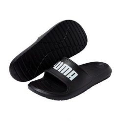 Trampki Puma Divecat V2 Lite Slide Flip Flops, Mężczyźni. Białe klapki i japonki męskie Puma, bez wzorów, z materiału, bez zapięcia. Za 82.09 zł.