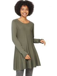 Heine Sweter w kolorze khaki rozmiar: 40. Brązowe swetry klasyczne damskie Heine, bez kołnierzyka. Za 92.21 zł.