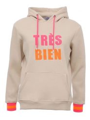 Zwillingsherz Bluza "Keira" w kolorze beżowym rozmiar: S/M. Brązowe bluzy z kapturem damskie Zwillingsherz, m, z bawełny. Za 211.31 zł.