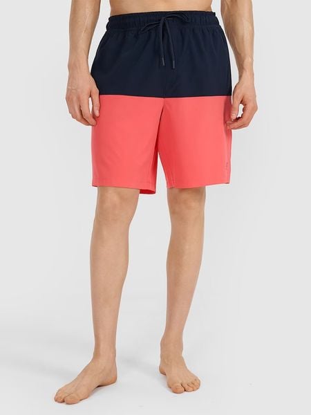 4F Szorty kąpielowe w kolorze granatowo-czerwonym rozmiar: XL. Czerwone szorty sportowe męskie 4f, xl, z materiału, outdoorowe. Za 68.95 zł.