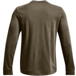 Męska Bluza Z Logo Rival Frotte. Zielone bluzy bez kaptura męskie Under Armour, m. Za 198.99 zł.