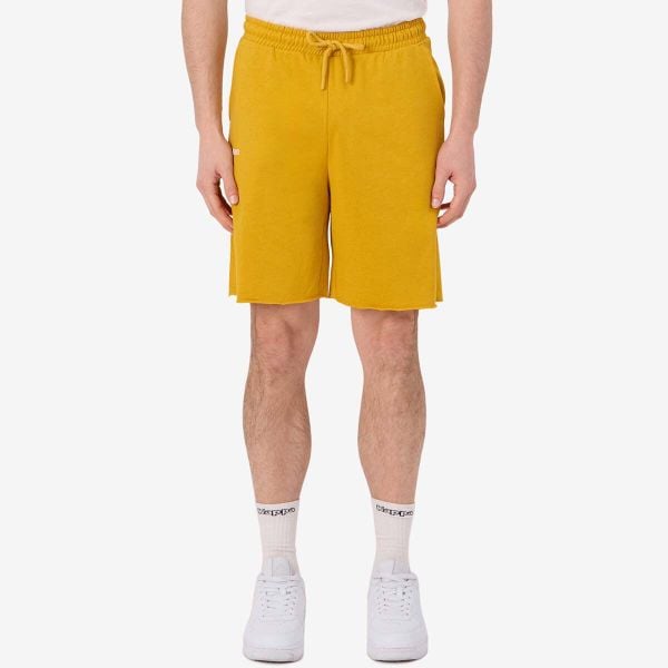 Szorty Kappa Felito. Żółte szorty męskie Kappa, bez kołnierzyka. Za 154.50 zł.