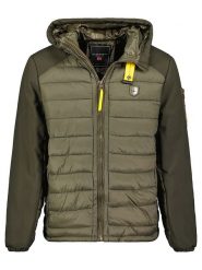 Geographical Norway Kurtka pikowana "Abator" w kolorze khaki rozmiar: S. Brązowe kurtki męskie Geographical Norway, s, bez wzorów, bez kaptura. Za 231.13 zł.