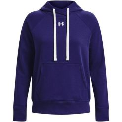 Damska Bluza Z Kapturem Rival Fleece Hoodie. Niebieskie bluzy z kapturem damskie Under Armour, s. Za 305.99 zł.