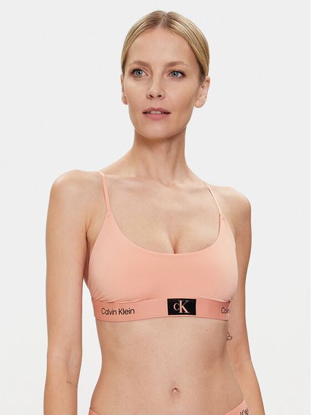 Calvin Klein Underwear Biustonosz top 000QF7245E Różowy. Czerwone biustonosze Calvin Klein Underwear, bez wzorów, z syntetyku. Za 119.99 zł.
