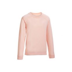 Bluza Gym & Pilates 500 damska. Czerwone bluzy bez kaptura damskie DOMYOS, s, z bawełny. W wyprzedaży za 19.99 zł.