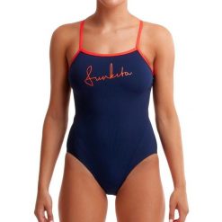 Strój pływacki jednoczęściowy damski Funkita Single Strap One Piece. Niebieskie stroje jednoczęściowe damskie FUNKITA, xl, bez wzorów. Za 159.99 zł.