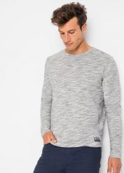 Koszulka z długim rękawem (zestaw 2 szt.). Niebieskie koszulki męskie z długim rękawem bonprix, m. Za 129.98 zł.