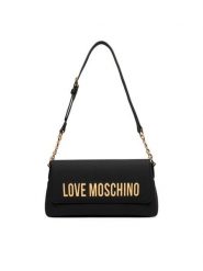 LOVE MOSCHINO Torebka JC4109PP0PKD0000 Czarny. Czarne listonoszki damskie Love Moschino, bez wzorów, bez dodatków. Za 809.99 zł.