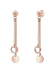 Elli Damskie kolczyki wiszące na łańcuszku Koło Geo Basic w srebrze 925 Sterling Silver Kolczyki 1 ct. Szare kolczyki damskie Elli, srebrne. Za 211.64 zł.