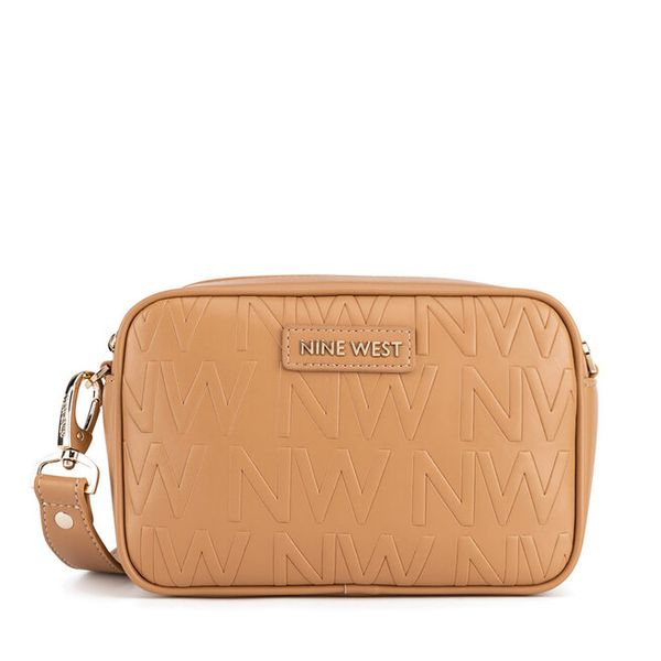 Torebka Nine West. Brązowe listonoszki damskie Nine West, bez wzorów, bez dodatków. Za 219.99 zł.