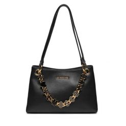 Torebka LOVE MOSCHINO. Czarne torebki klasyczne damskie Love Moschino, bez wzorów, bez dodatków. Za 629.99 zł.