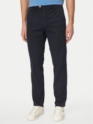 Aeronautica Militare Spodnie materiałowe 261PA1711UCT04292 Granatowy Regular Fit. Niebieskie spodnie materiałowe męskie AERONAUTICA MILITARE, bez wzorów, z bawełny. Za 599.99 zł.