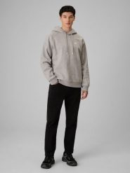 4F Spodnie casual męskie - czarne XXL. Czarne spodnie materiałowe męskie 4f, bez wzorów, z materiału, casualowe. Za 169.99 zł.