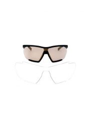 Adidas Okulary przeciwsłoneczne unisex w kolorze czarno-jasnobrązowym rozmiar: onesize. Brązowe okulary przeciwsłoneczne damskie Adidas. Za 254.74 zł.
