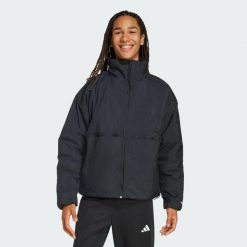 Kurtka City Tech Climawarm PrimaLoft®. Czarne kurtki męskie Adidas, bez wzorów, bez kaptura. Za 599.00 zł.