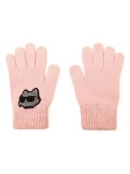 Karl Lagerfeld Kids Rękawiczki w kolorze jasnoróżowym rozmiar: 116-152. Różowe rękawiczki dziecięce Karl Lagerfeld Kids, bez ramiączek. Za 123.25 zł.